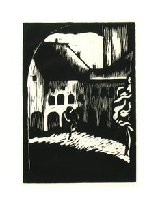 Entrance to Lamutovo Exhibition by Joze Gorjup